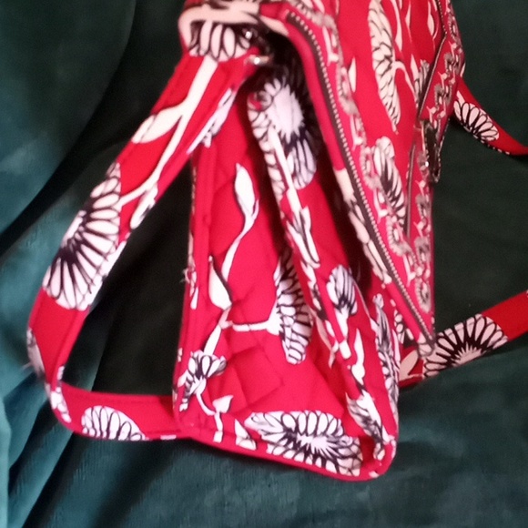 LNC Vera Bradley Deco Daisy Hand Bag w/ Detachable Strap Retired 2011 - Picture 7 of 9